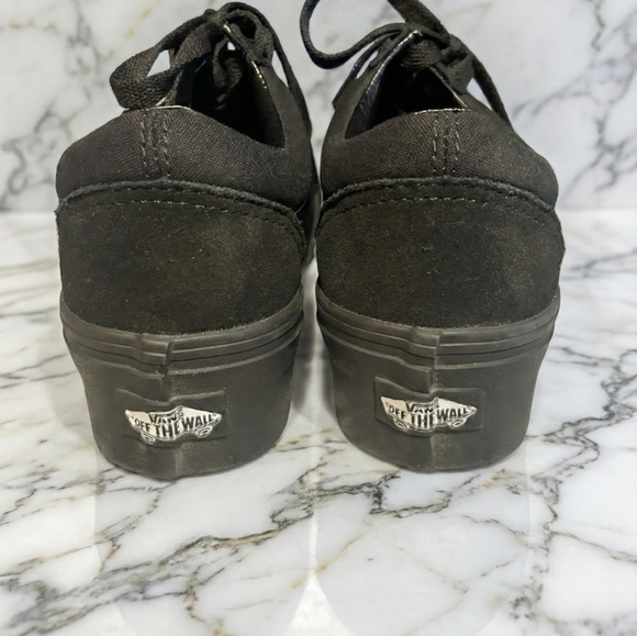 Vans Women's All-Black Platform Sneakers - Picture 4 of 4